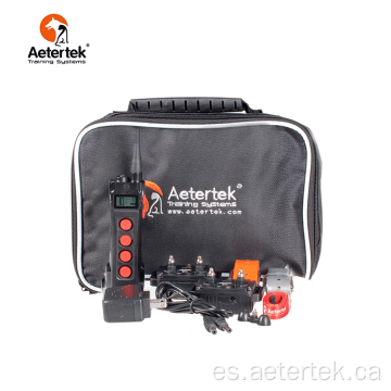 Aetertek AT-919C collar de entrenamiento remoto para perros 2 receptores